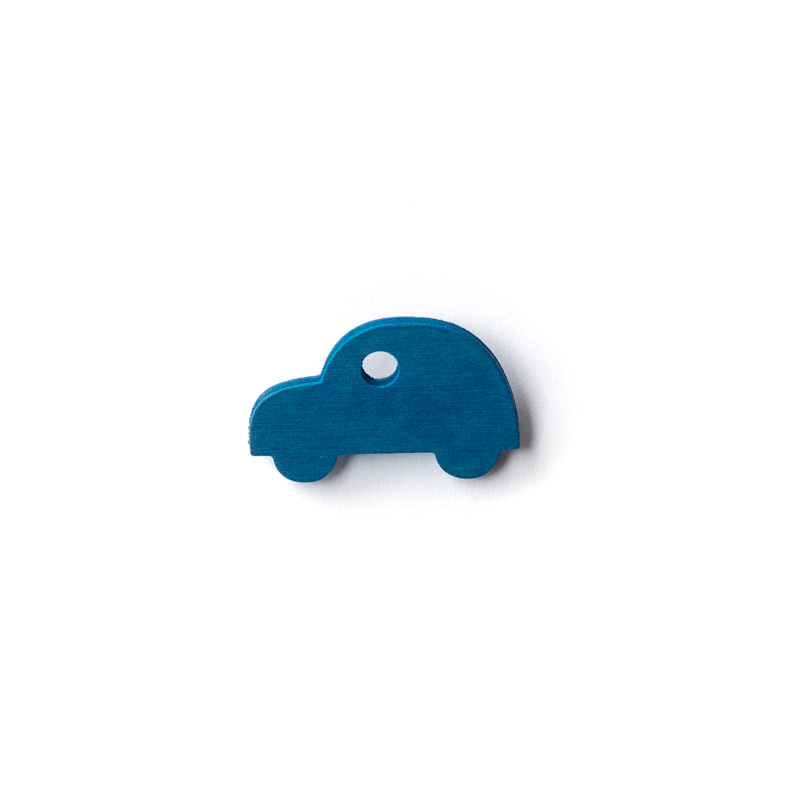 Button Auto blau
